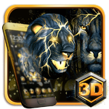 neon.golden.lion.theme