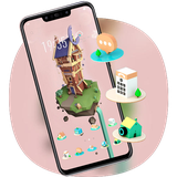 theme.flower.plant.rose.magic.town.cool.colorful.launcher.wallpaper