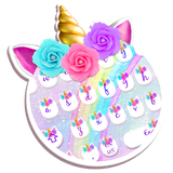 keyboard.theme.sweet.unicorn.rainbow.shine.colorful