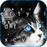 com.ikeyboard.theme.blue.eye.kitty.cat