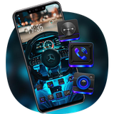 theme.high.tech.tech.sense.steering.wheel.car.wallpaper