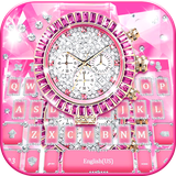 com.ikeyboard.theme.pink_luxury_watch
