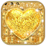 keyboard.theme.love.gold.glitter