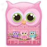 keyboard.theme.cute.owl.pink