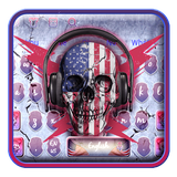keyboard.theme.american.skull.cool