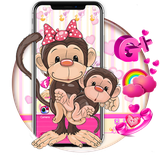 com.lovely.brown.monkey.theme