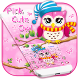 keyboard.theme.pink.cute.owl