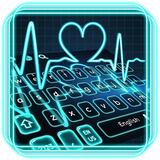 keyboard.theme.neon.blue.heart.lines