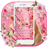 keyboard.theme.pink.summer.flowers
