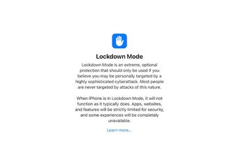 معرفی قابلیت Lockdown Mode