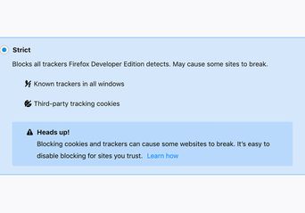 جلوگیری از ردیابی فعالیت‌ها در فایرفاکس