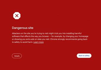 مقابله آنی با لینک‌های مخرب در کروم