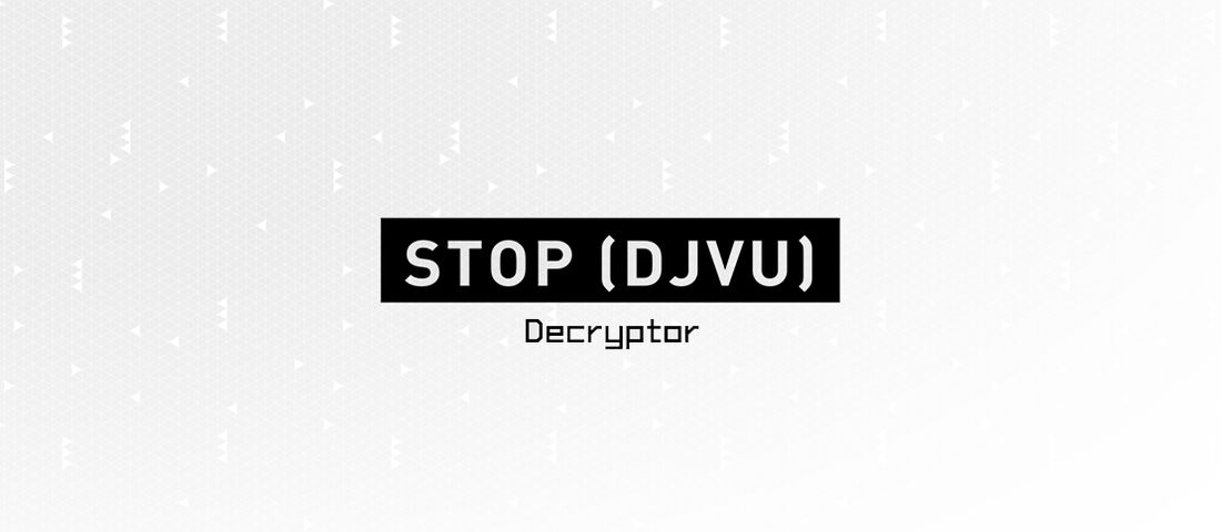 رمزگشایی رایگان باج‌افزار STOP Djvu