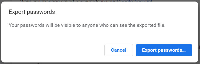 تهیه بکاپ از پسوردهای کروم